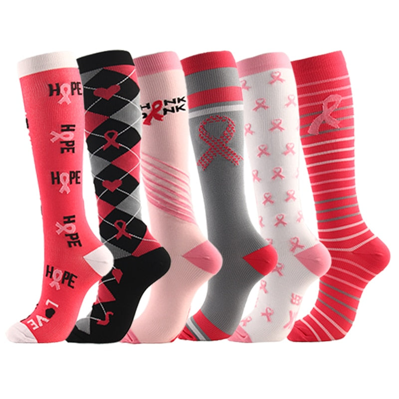 CalmSole compression sock worn from ankle to calf for everyday support