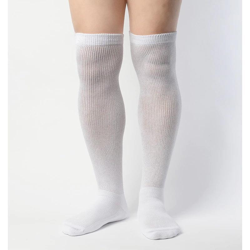 CalmSole diabetic socks - comfortable elastic fit in white